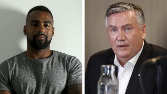 Heritier Lumumba and Eddie McGuire.