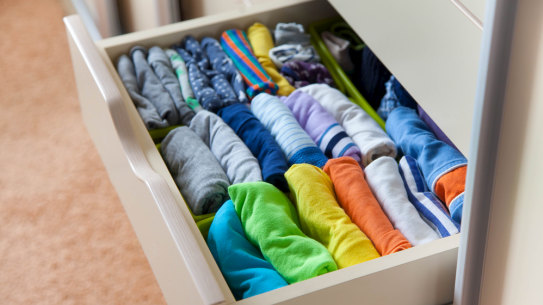 Lovingly folded piles of neat clothing Marie Kondo-style will bring you more joy than negativity.