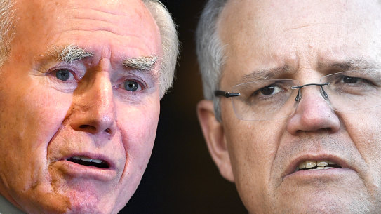 John Howard and Scott Morrison.