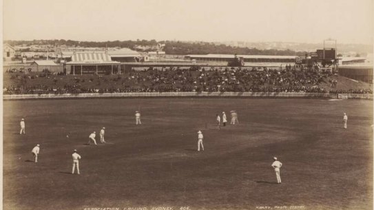 An early view of the Association Ground AKA Sydney Cricket Ground.