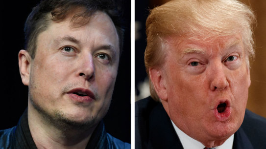 A war of words has broken out between Tesla founder Elon Musk and former US president Donald Trump.