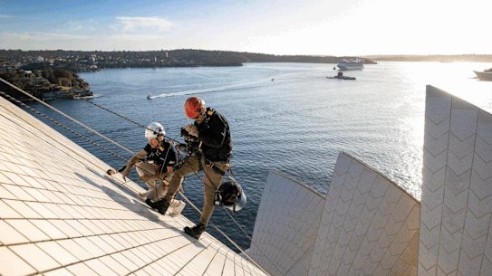 The Sydney Opera House and views from it.