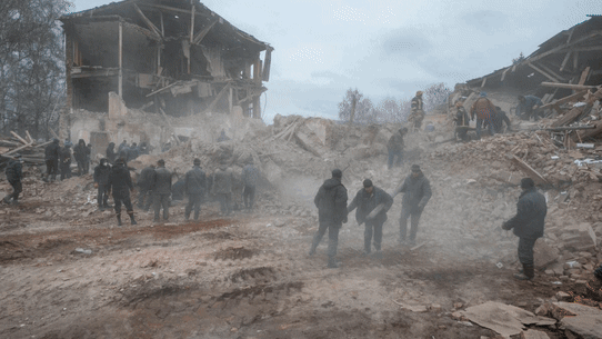 The Ukrainians are fighting hard (and smart) for their people.