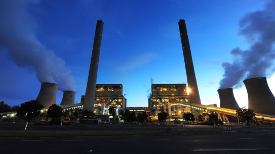 AGL's brown coal-fired Loy Yang power plant in the Latrobe Valley.

