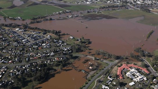 Flooding in NSW.
