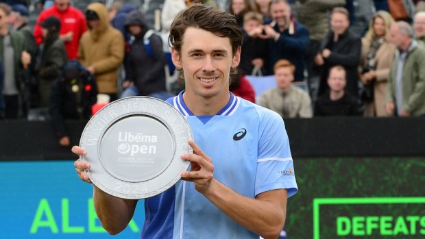 De Minaur wins Dutch grasscourt title to hit a new high ahead of Wimbledon