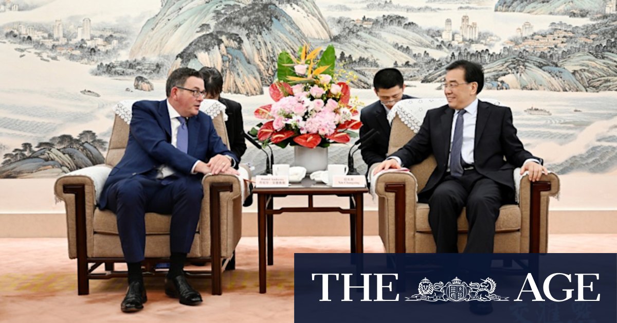 Daniel Andrews China trip shrouded in mystery - Vimarsana News