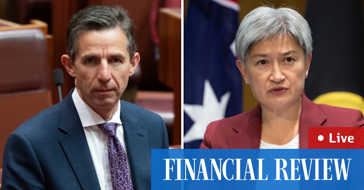 Israel war: Simon Birmingham slams Penny Wong's Palestine remarks - Vimarsana News