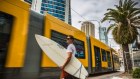 The third stage of the Gold Coast light rail line is causing John Holland problems