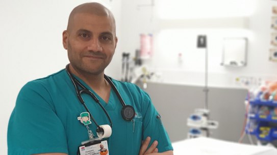 Central Coast Hospital emergency registrar Hussein Al Abbasi.