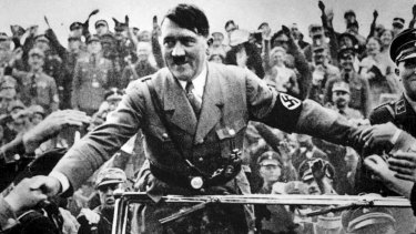 Adolf Hitler in Nuremberg in 1933, the year that Jews such as Walter Mankiewicz were told that their jobs were being terminated.
