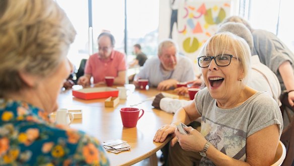 A thriving community can lead to a happy life in retirement.