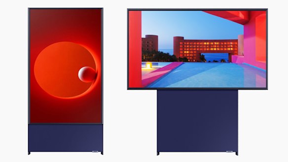 The Sero TV can rotate automatically to match the orientation of video from your phone.