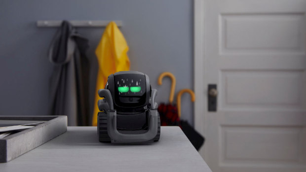 The robot can use its display to tell you the weather, play games, keep track of timers and more.
