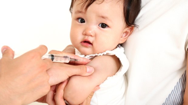 Immunisation coverage rates for children are close to 95 per cent.