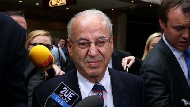 Might he still be pulling strings  in Macquarie Street? Jailed Labor powerbroker Eddie Obeid at the ICAC. 