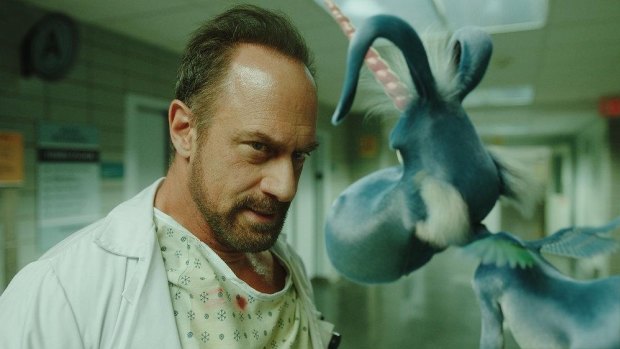 Christopher Meloni is an NYPD detective turned hitman in Happy! 