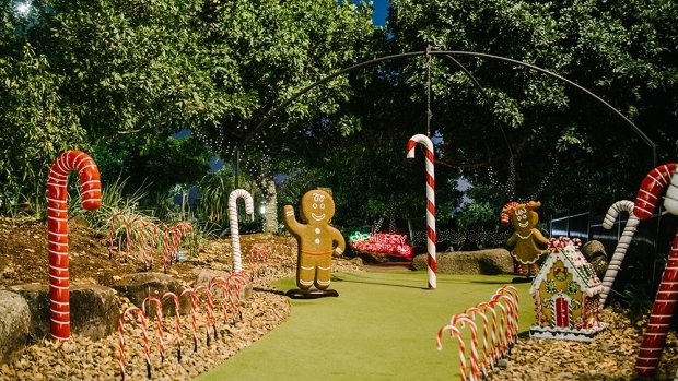 Christmas Putt Putt.