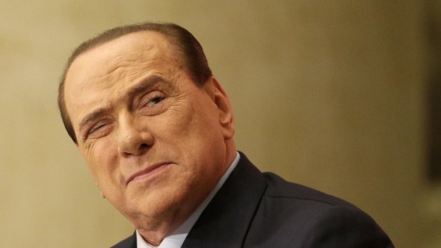 Former Italian prime minister Silvio Berlusconi 