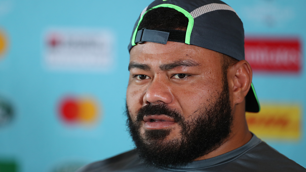Tolu Latu lashed out at a reporter on Monday for asking a question about Michael Cheika. 