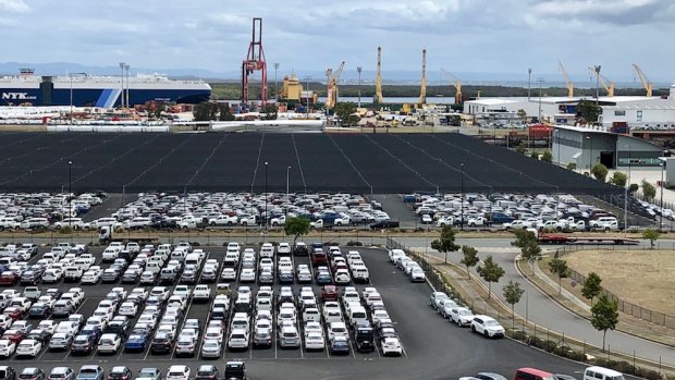 The port hosts 250,000 cars a year.