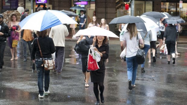 Keep the brollies handy, the rain is going to be hanging around over the south-east. (File Image)