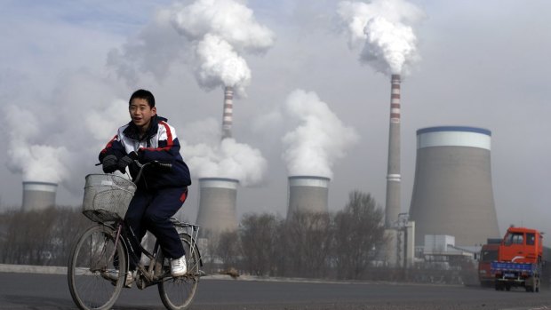 Big ramp-up: A coal-fired power plant in Shanxi province, China.