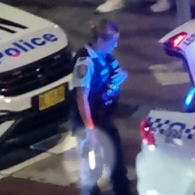 A knife was found on the ground.