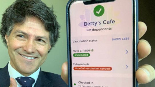 NSW Customer Service Minister Victor Dominello.