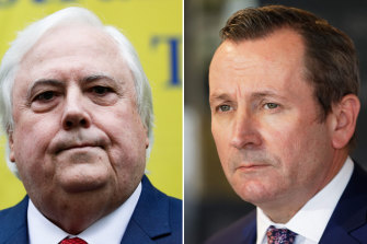 Texts between Mark McGowan and the WA Attorney-General regarding Clive Palmer’s border challenge will be aired in court.