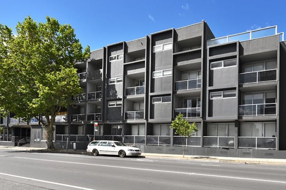 The Seddon apartment block at the centre of a stoush between Maribynong Council and the Victorian government. 