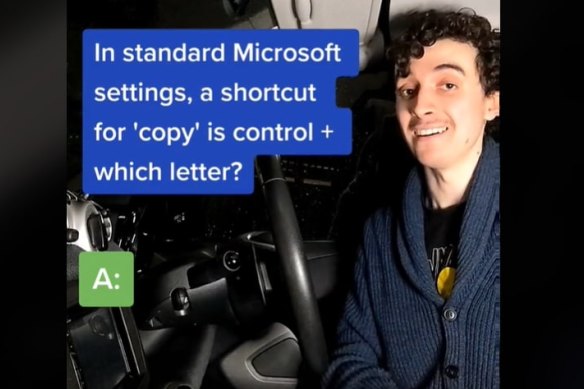 TikTok10 creator Miles Glaspole has made a tongue-in-cheek video in response to questions that first appeared on his quiz being published in News Corp papers.