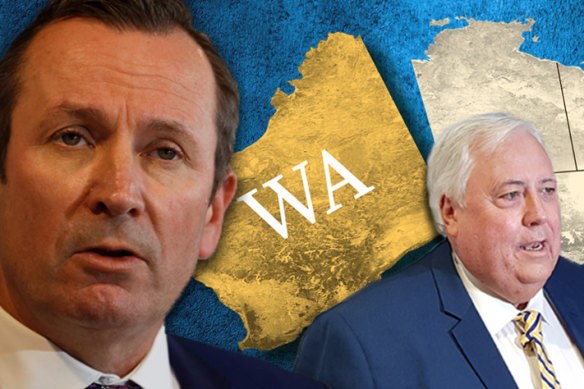 Here we go again. Billionaire Clive Palmer and the WA government look set to face off in court once again. 