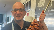 Ivanhoe Meats owner Rabeeh Charif woke on Monday to find $8000 worth of meat had been stolen overnight.