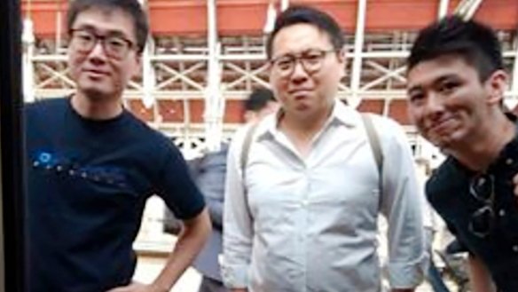Simon Cheng, left, has detailed his torture at the hands of China's secret police.