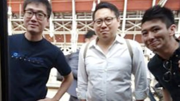 Simon Cheng, left, has detailed his torture at the hands of China's secret police.