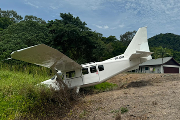 The Wave Air GA8 Airvan overran the runway at Whitsunday Airport on November 2 last year.
