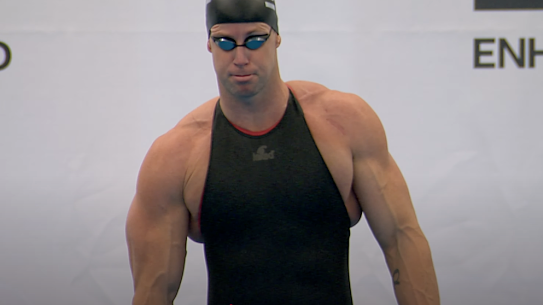 James Magnussen ahead of his world record attempt. 