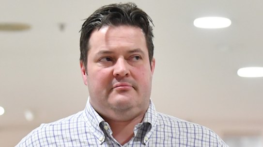 Victorian Labor MP Will Fowles arrives back in Melbourne from Canberra after the hotel incident.