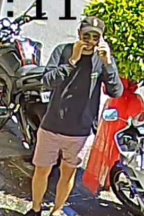An image of the man police want to speak to. 