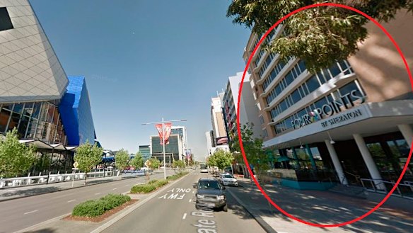 The existing Four Points frontage will be revamped and an office tower built next door. 