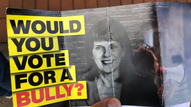 The Advance Australia brochure cites untested claims that Julia Banks bullied a young female colleague in her office before she entered Parliament.