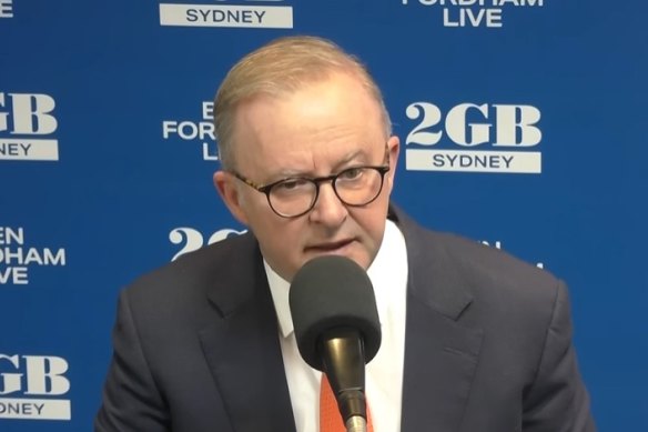 Anthony Albanese argued establishing the Voice was not about a treaty or paying Indigenous Australians compensation for colonisation.
