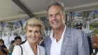 Julie Bishop and partner David Panton at the 2020 Portsea Polo.