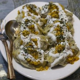 Mantu dumplings.