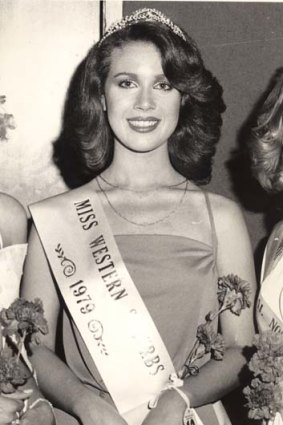 Anita Cobby after winning the Miss Western Suburbs title in 1979.