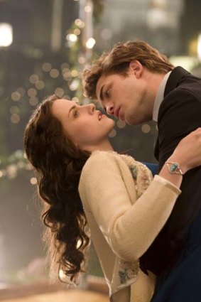 Teen steam: A scene from the film Twilight starring Kirsten Stewart (Bella), Robert Pattinson (Edward).