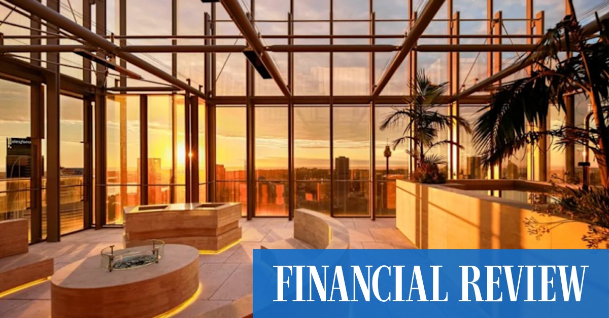 afr.com - Bonnie Campbell - Mining boss seeking $85m for Barangaroo penthouse with sky garden