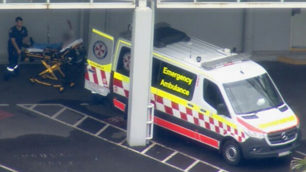The teenager was taken to The Children's Hospital at Westmead with back and arm wounds. 