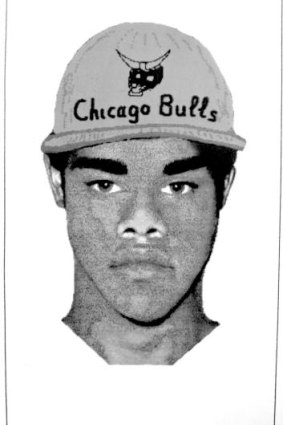 A NSW Police identikit image of one of the suspects, released at the time of Crispin’s death.